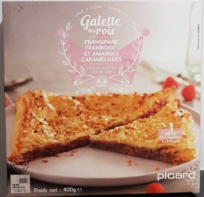 Galette des rois Frangipane Framboise et Amandes caramélisées