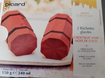 2 buchettes glacées