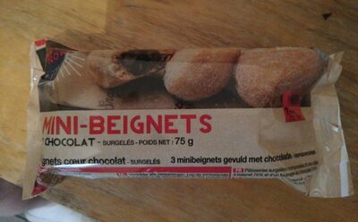 Mini beignets cœur chocolat front packaging