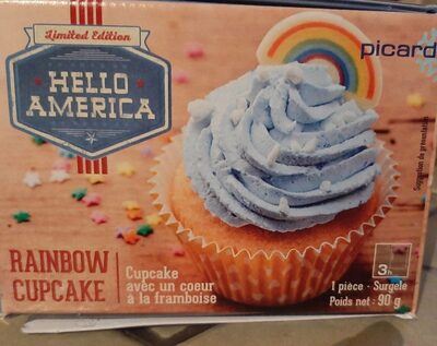 Rainbow cupcake