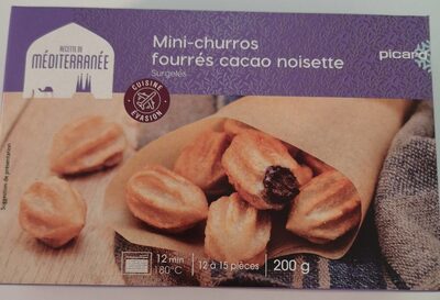 Mini Churros fourré cacao noisette