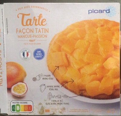 Tarte façon tatin mangue-passion