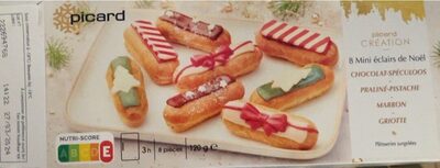 8 mini éclairs de Noël