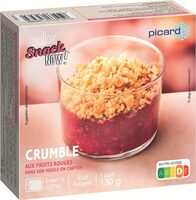 Crumble fruits rouges