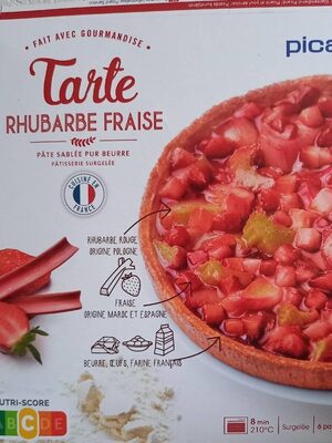 Tarte Rhubarbe Fraise