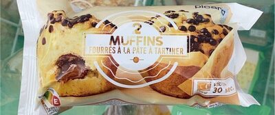 Muffins fourrés à la pâte à tartiner