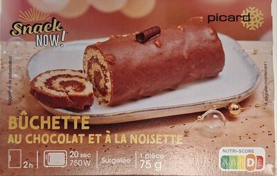 Bûchette chocolat noisette