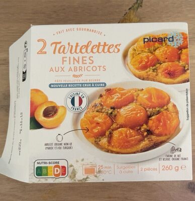 Tartelettes fines aux abricots
