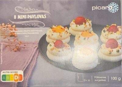 8 minis pavlovas