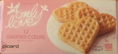 Only love - Gaufres Cœurs front packaging