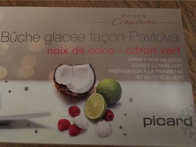 Buche glacee facon pavlova