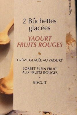 Buchettes yaourt fruits rouge