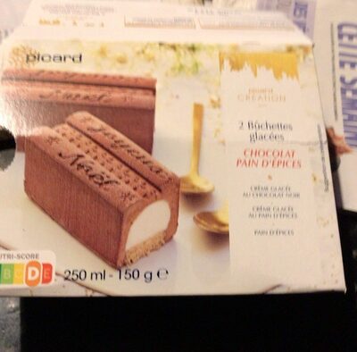 Buchette glacee chocolat pain d epice