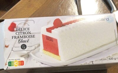 Delice citron framboise glacé front packaging