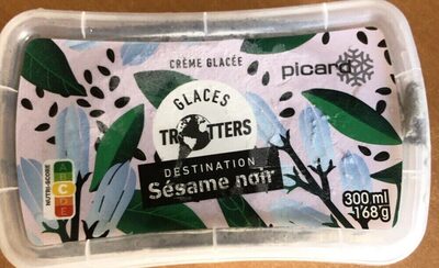 Crème glacée sésame noir