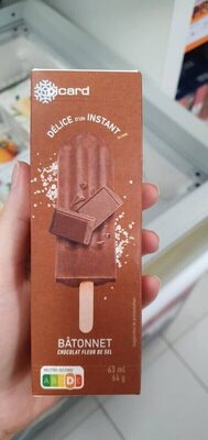 Délice d'un instant - Bâtonnet chocolat au fleur de sel