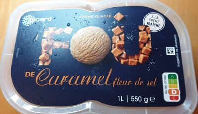 Crème glacée de caramel fleur de sel