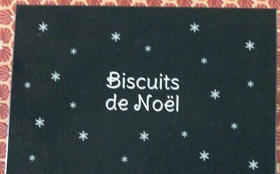 Biscuits sablés de noël front packaging
