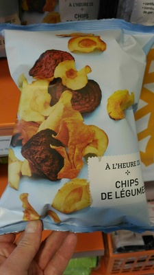 A l'heure de chips de légumes
