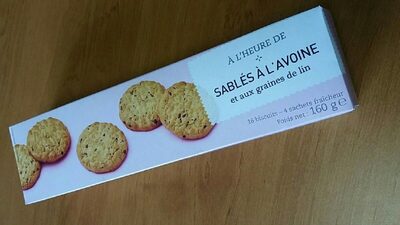 Sablés à l'avoine et aux graines de lin