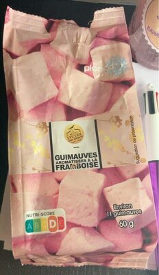 Guimauves framboises front packaging