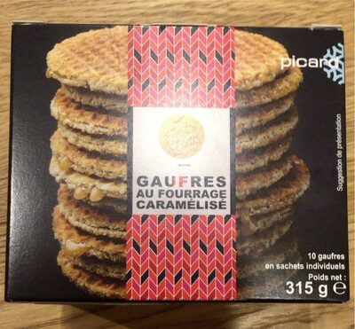 Gaufre au fourrage caramélisé
