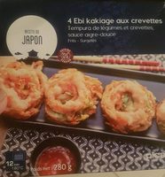 Ebi kakiage crevettes