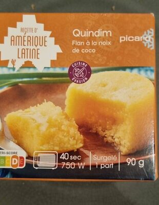 Quindim flan à  la noix de coco front packaging
