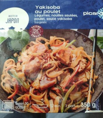 Yakisoba au poulet front packaging