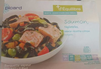 Saumon, Tagliatelles, Sauce Ricotta Citron surgelés