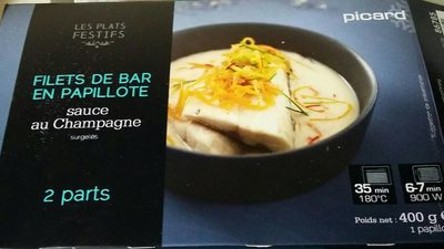 Filet de bar en papillote