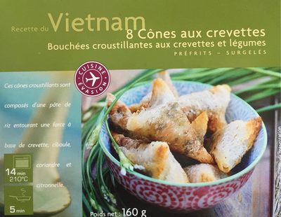 8 Cônes aux Crevettes