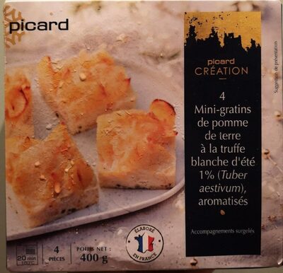 4 minis-gratins de pomme de terre à la truffe blanche d'été