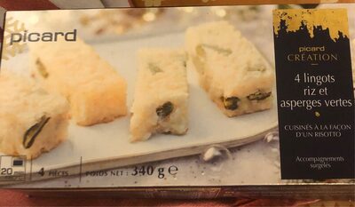 Lingot riz et asperges vertes