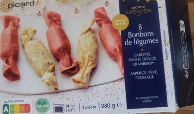 8 bonbons de légumes