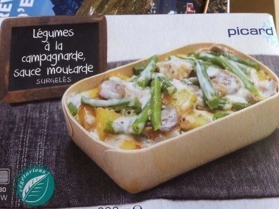 Legumes à la campagnarde sauce moutarde front packaging