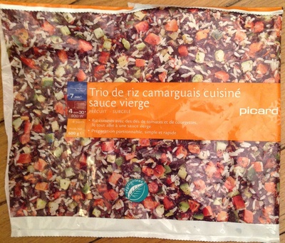 Trio de Riz Camarguais Cuisiné Sauce Vierge