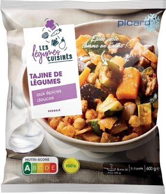 Tajine de légumes front packaging