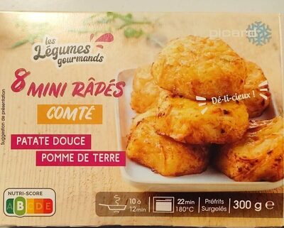 8 mini rapés de legumes