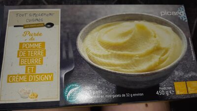 Purée de pomme de terre au beurre et crème d'Isigny