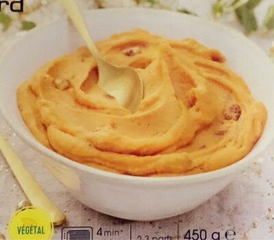 Purée patate douce, noix de pécan, épices de Noël