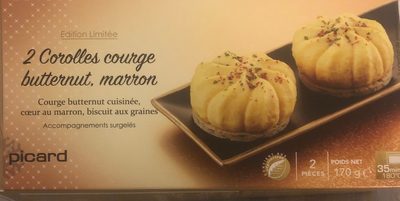 Corolle courge butternut marron