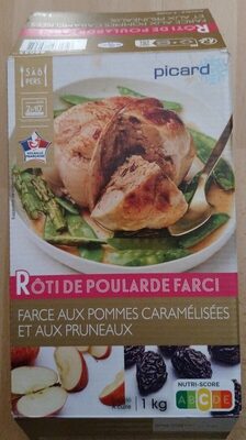 Rôti de poularde farcie