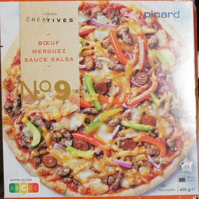 Pizza N°9 - Bœuf, merguez, sauce Salsa