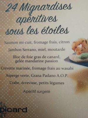 24 mignardises aperitives