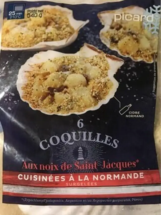 Coquilles Saint-Jacques front packaging