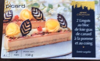 Lingots au bloc de foie gras à la pomme et au coing