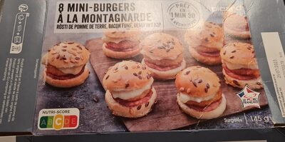 8 mini-burgers à la montagnarde