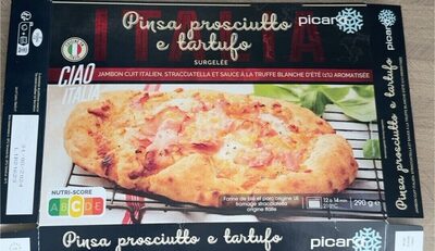 Pinsa prosciutto e tartufo