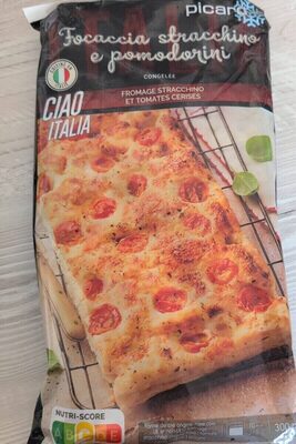 Focaccia stracchino e pomodorini